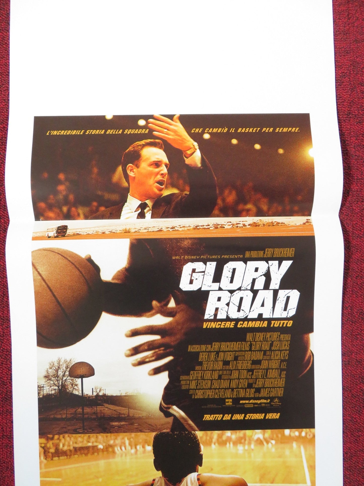 GLORY ROAD ITALIAN LOCANDINA POSTER JOSH LUCAS DEREK LUKE 2006 Rendezvous Cinema Movie posters