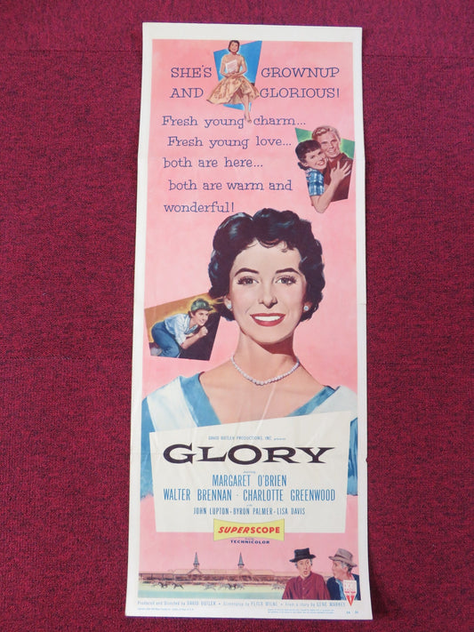 GLORY US INSERT POSTER MARGARET O'BRIEN WALTER BRENNAN 1956 Rendezvous Cinema Movie posters
