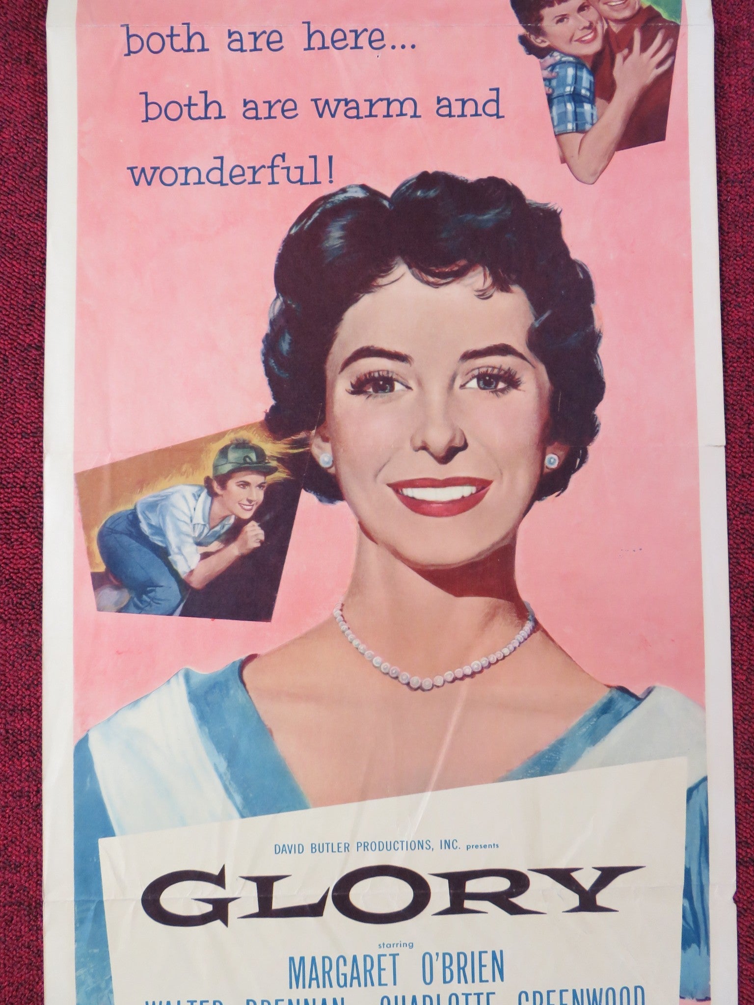 GLORY US INSERT POSTER MARGARET O'BRIEN WALTER BRENNAN 1956 Rendezvous Cinema Movie posters