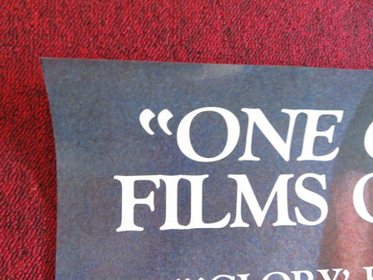 GLORY US ONE SHEET ROLLED POSTER MATTHEW BRODERICK DENZEL WASHINGTON 1989 Rendezvous Cinema Movie posters