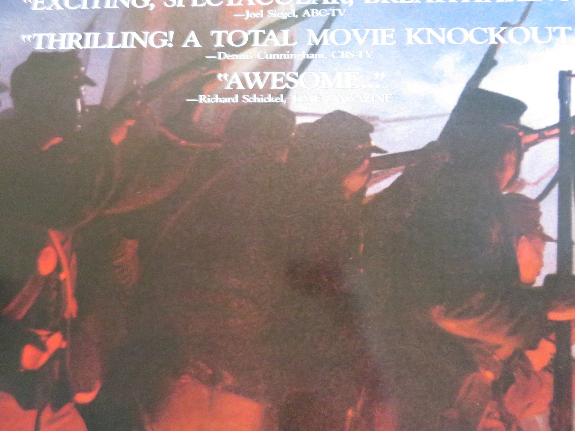 GLORY US ONE SHEET ROLLED POSTER MATTHEW BRODERICK DENZEL WASHINGTON 1989 Rendezvous Cinema Movie posters