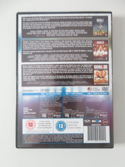 Goal the Trilogy -All 3 movies (DVD) Kuno Becker Alessandro Nivola 2005 Region 2 Movie posters