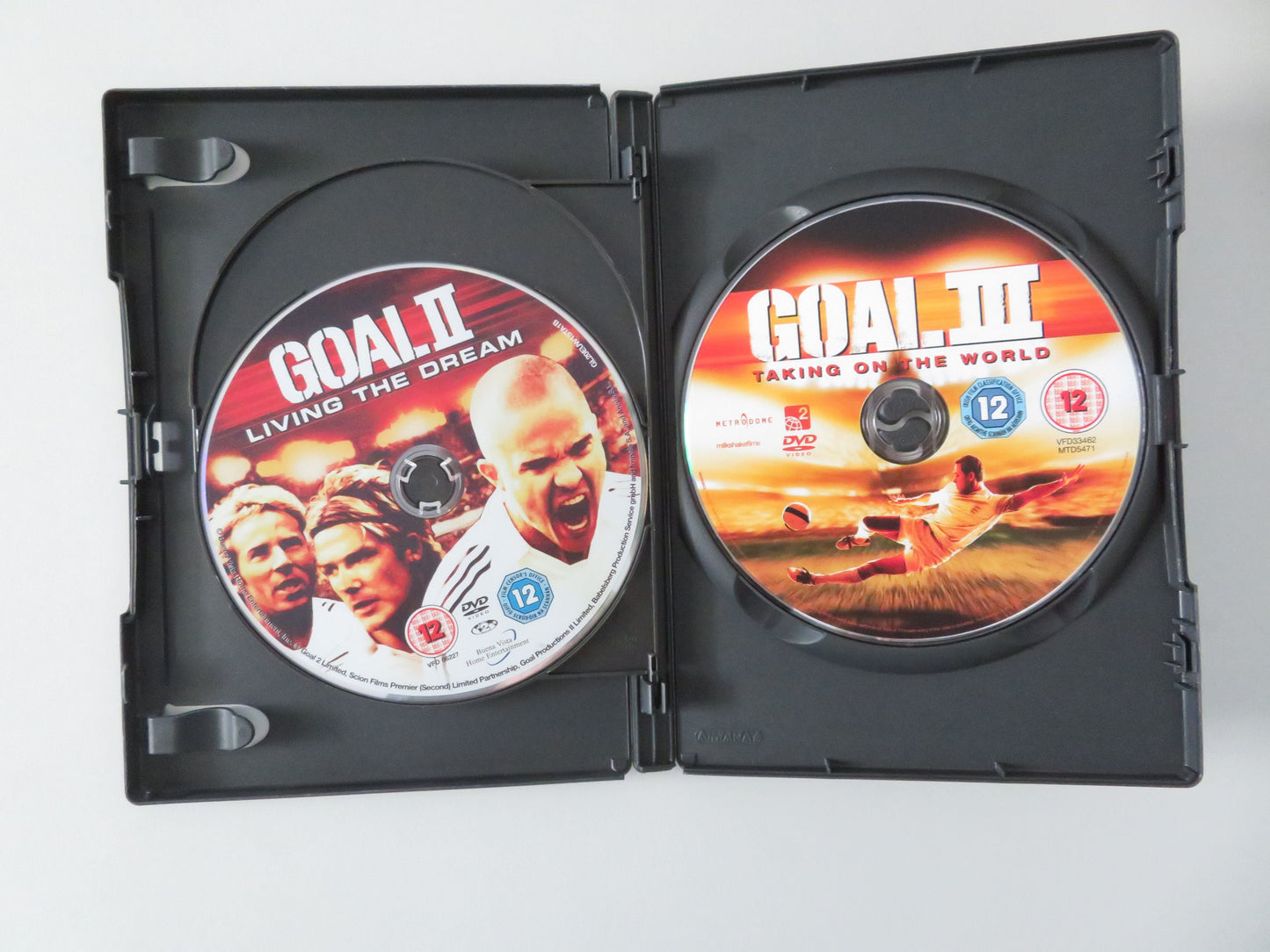 Goal the Trilogy -All 3 movies (DVD) Kuno Becker Alessandro Nivola 2005 Region 2 Movie posters