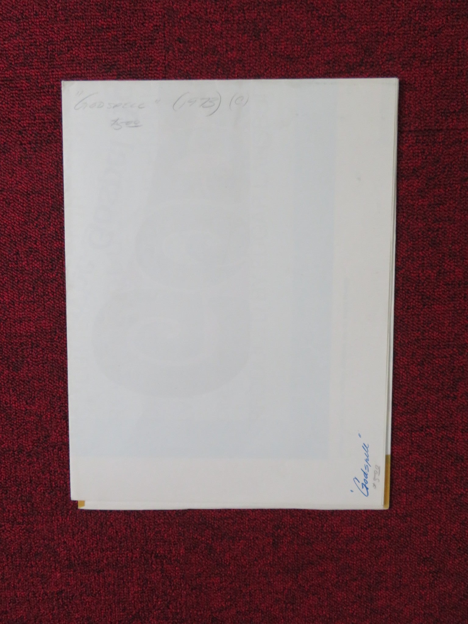 GODSPELL FOLDED US ONE SHEET POSTER VICTOR GARBER KATIE HANLEY 1973 Rendezvous Cinema Movie posters