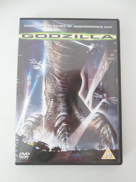 Godzilla (DVD) Matthew Broderick Jean Reno Maria Pitillo 1998 Region 2 Movie posters