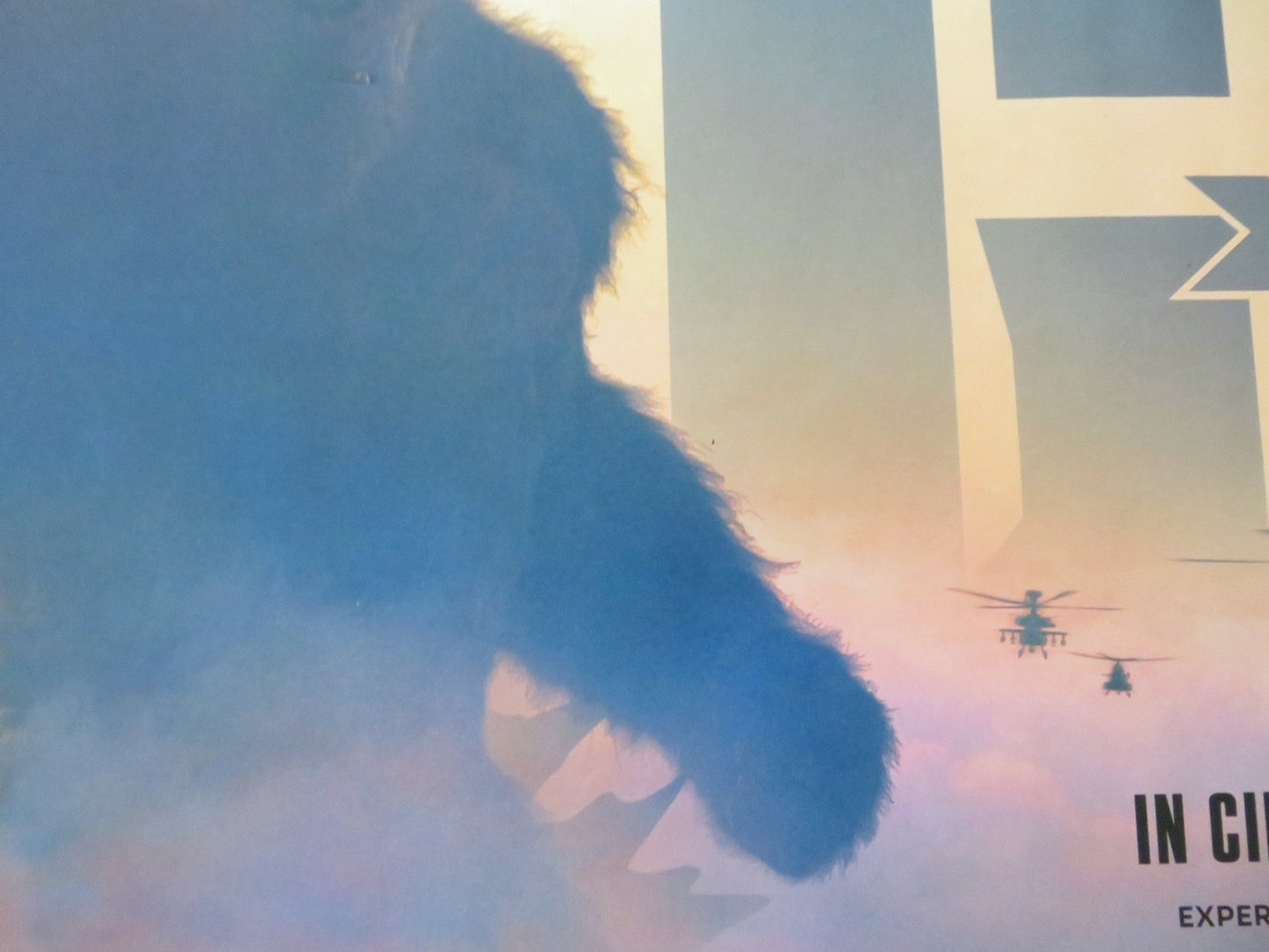 GODZILLA X KONG: THE NEW EMPIRE - A UK QUAD ROLLED POSTER REBECCA HALL 2024 Rendezvous Cinema Movie posters