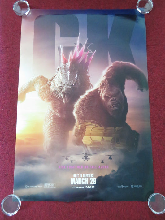 GODZILLA X KONG: THE NEW EMPIRE - B ONE SHEET ROLLED POSTER REBECCA HALL 2024 Movie posters