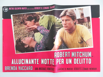 GOING HOME - C ITALIAN FOTOBUSTA POSTER ROBERT MITCHUM BRENDA VACCARO 1971 Rendezvous Cinema Movie posters