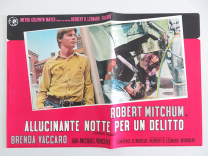 GOING HOME - E ITALIAN FOTOBUSTA POSTER ROBERT MITCHUM BRENDA VACCARO 1971 Rendezvous Cinema Movie posters