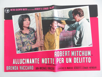 GOING HOME - H ITALIAN FOTOBUSTA POSTER ROBERT MITCHUM BRENDA VACCARO 1971 Rendezvous Cinema Movie posters