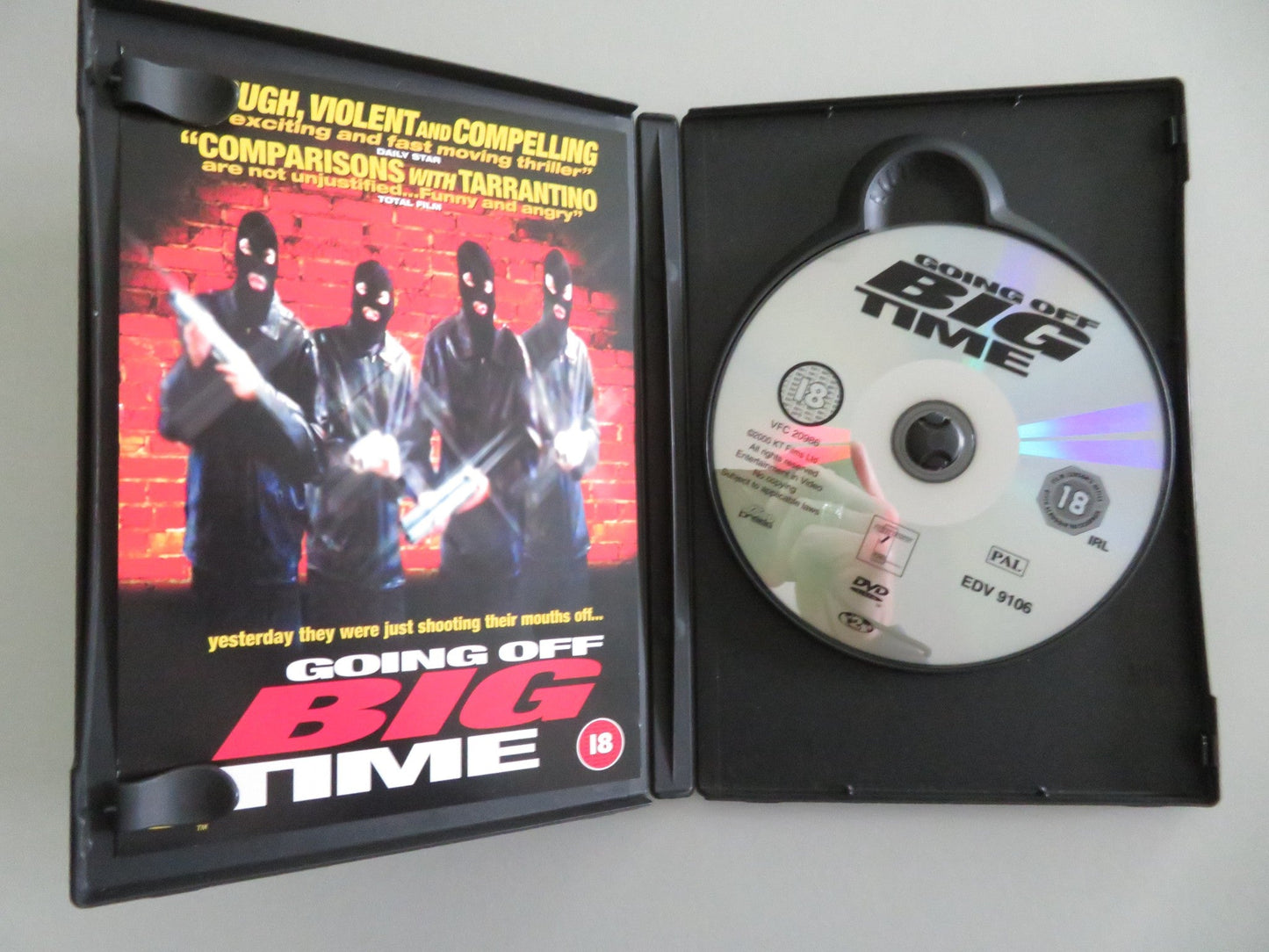 GOING OFF BIG TIME (DVD) NEIL FITZMAURICE DOMINIC CARTER 2000 REGION 2 Movie posters
