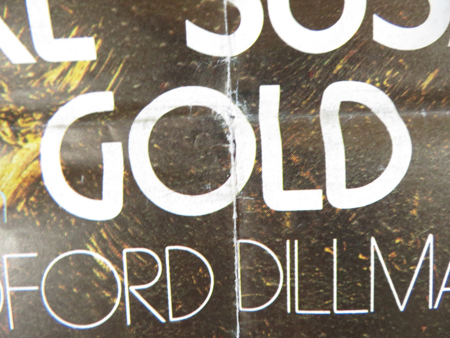 GOLD GERMAN A1 POSTER FOLDED ROGER MOORE SUSANNAH YORK 1974 Rendezvous Cinema Movie posters