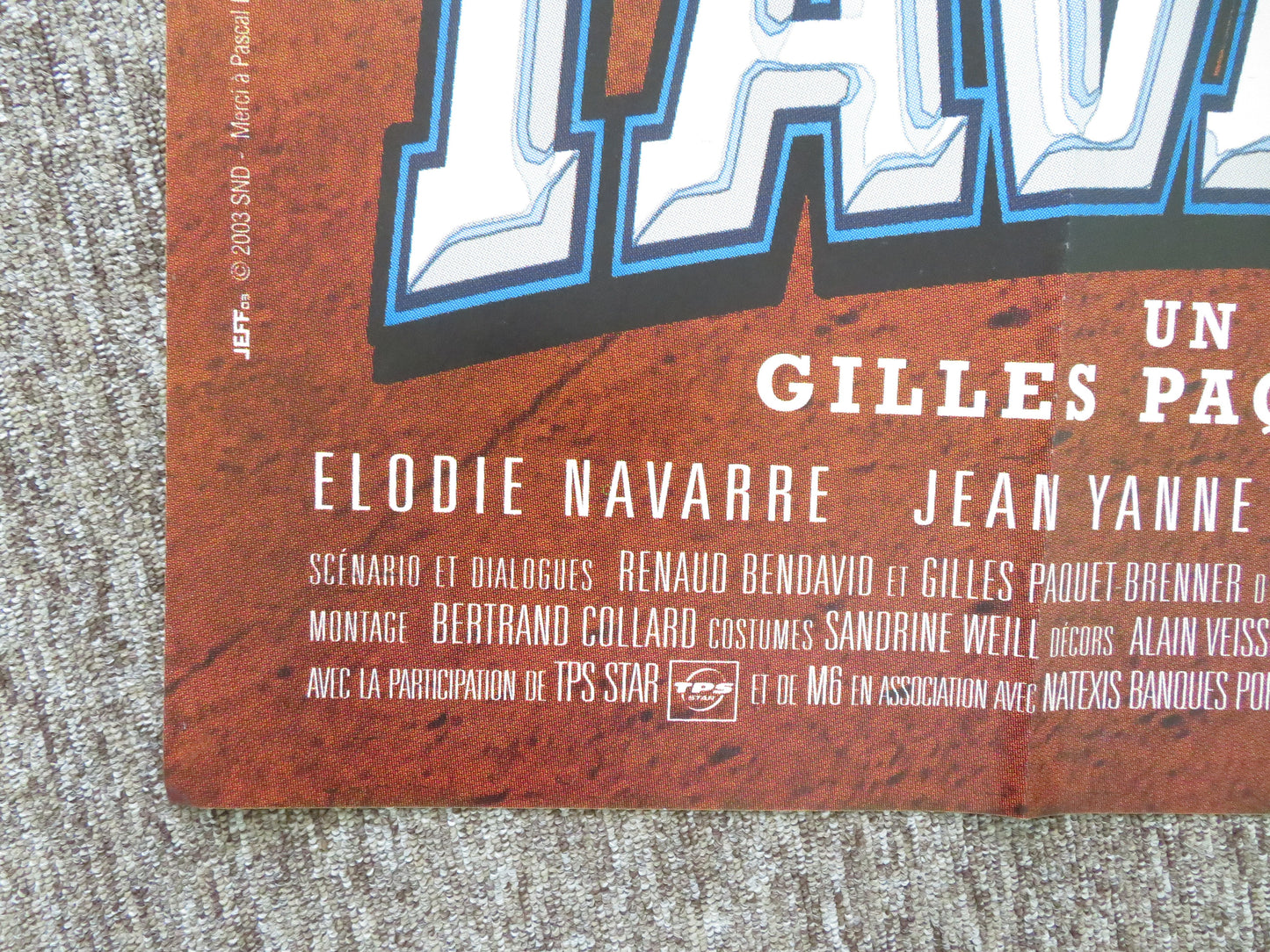 Gomez & Tavares French Grande Poster Stomy Bugsy Titoff Elodie Navarre 2003 Movie posters