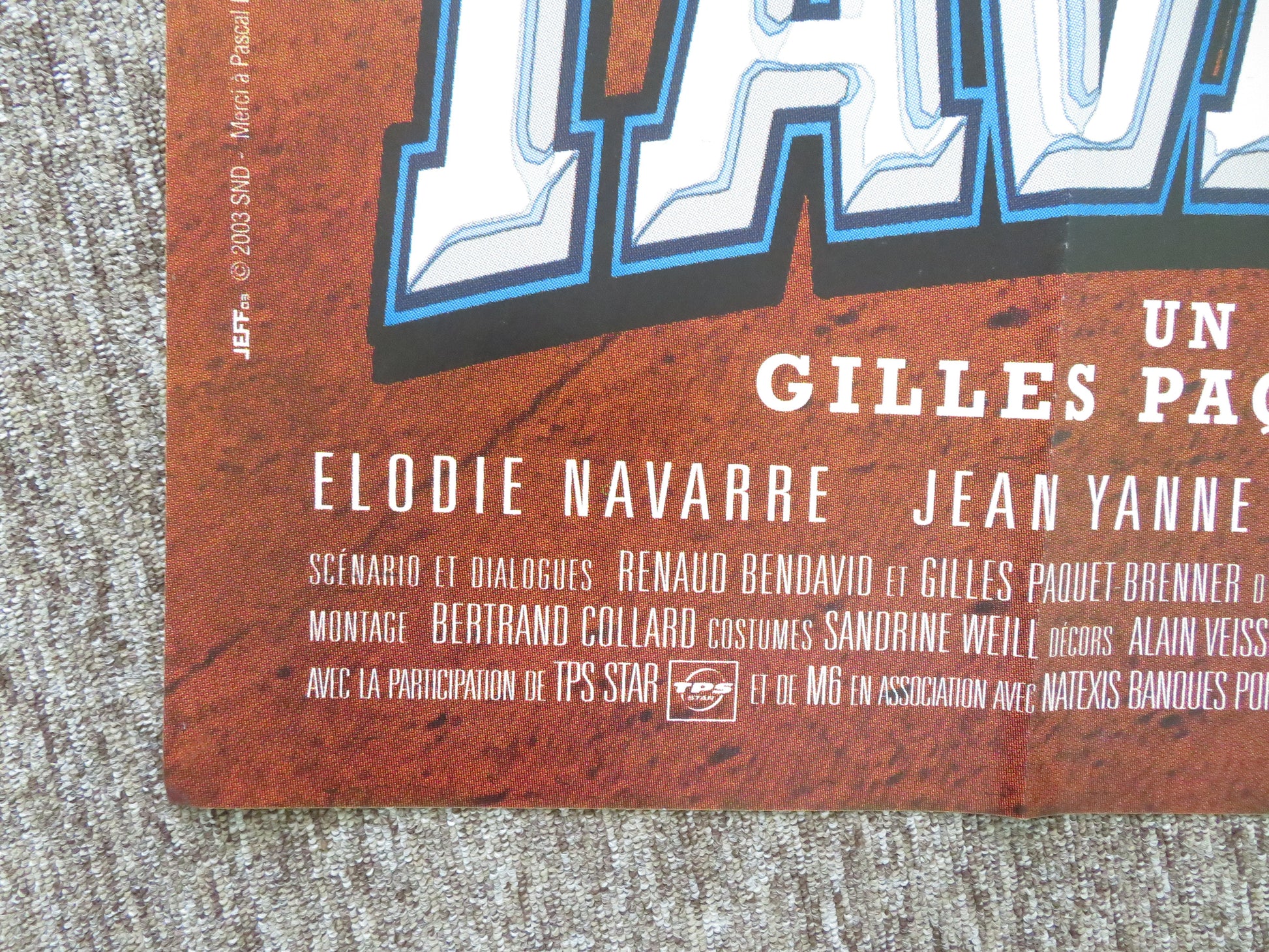 Gomez & Tavares French Grande Poster Stomy Bugsy Titoff Elodie Navarre 2003 Movie posters