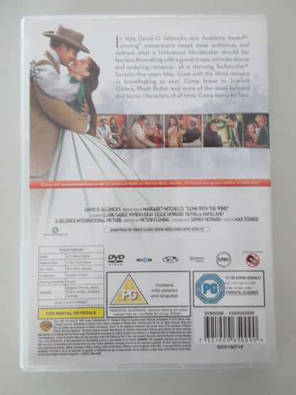 Gone with the Wind - C (DVD) Clark Gable Vivien Leigh 1939 Region 2 Movie posters