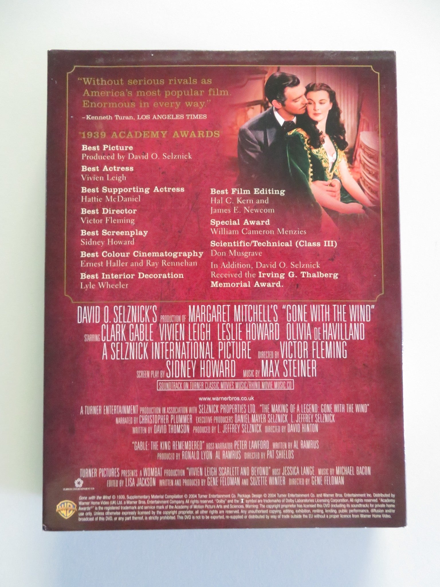 Gone With The Wind - Four - disc Collector's Edition (DVD BoxSet) 1939 Region 2 Movie posters