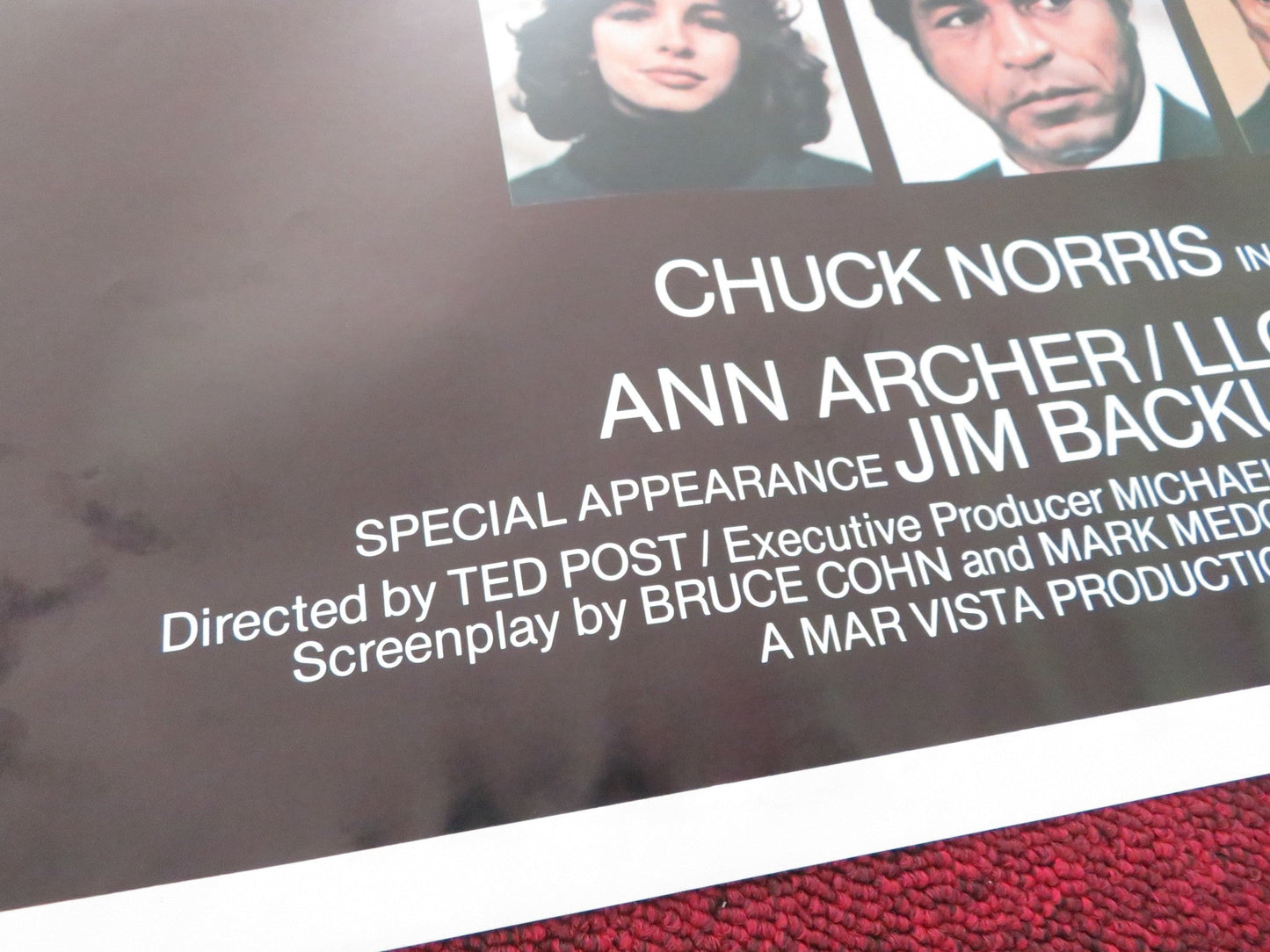 Good Guys Wear Black Folded US One Sheet Poster Chuck Norris Anne Archer 1977 Movie posters