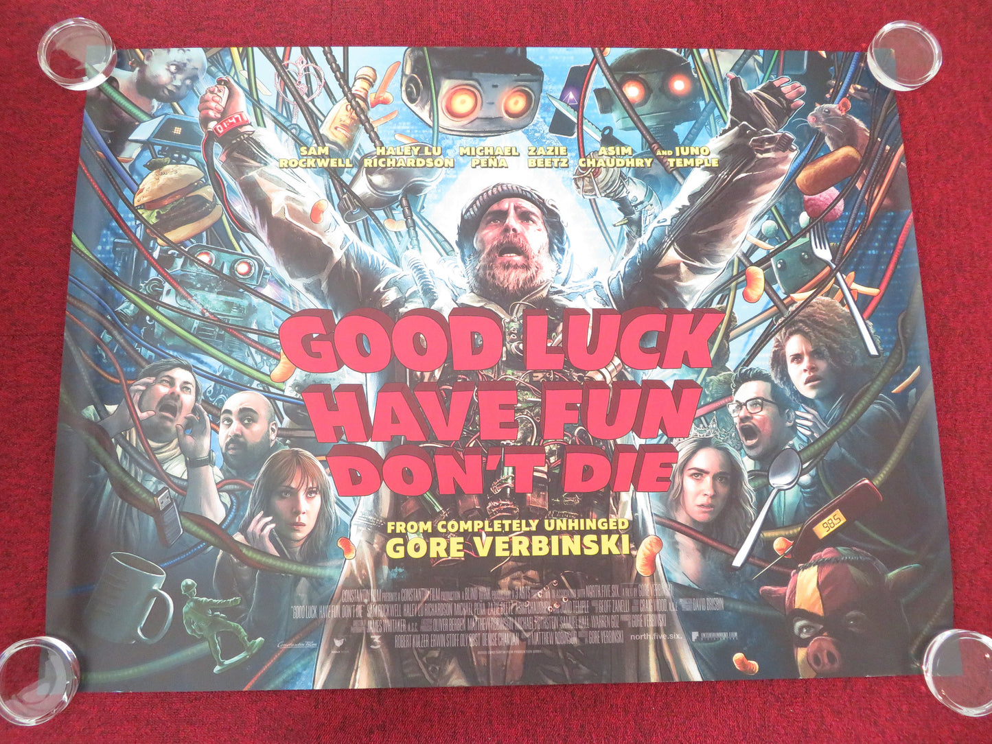 Good Luck, Have Fun, Don't Die UK Quad Rolled Poster Sam Rockwell 2025 Movie posters