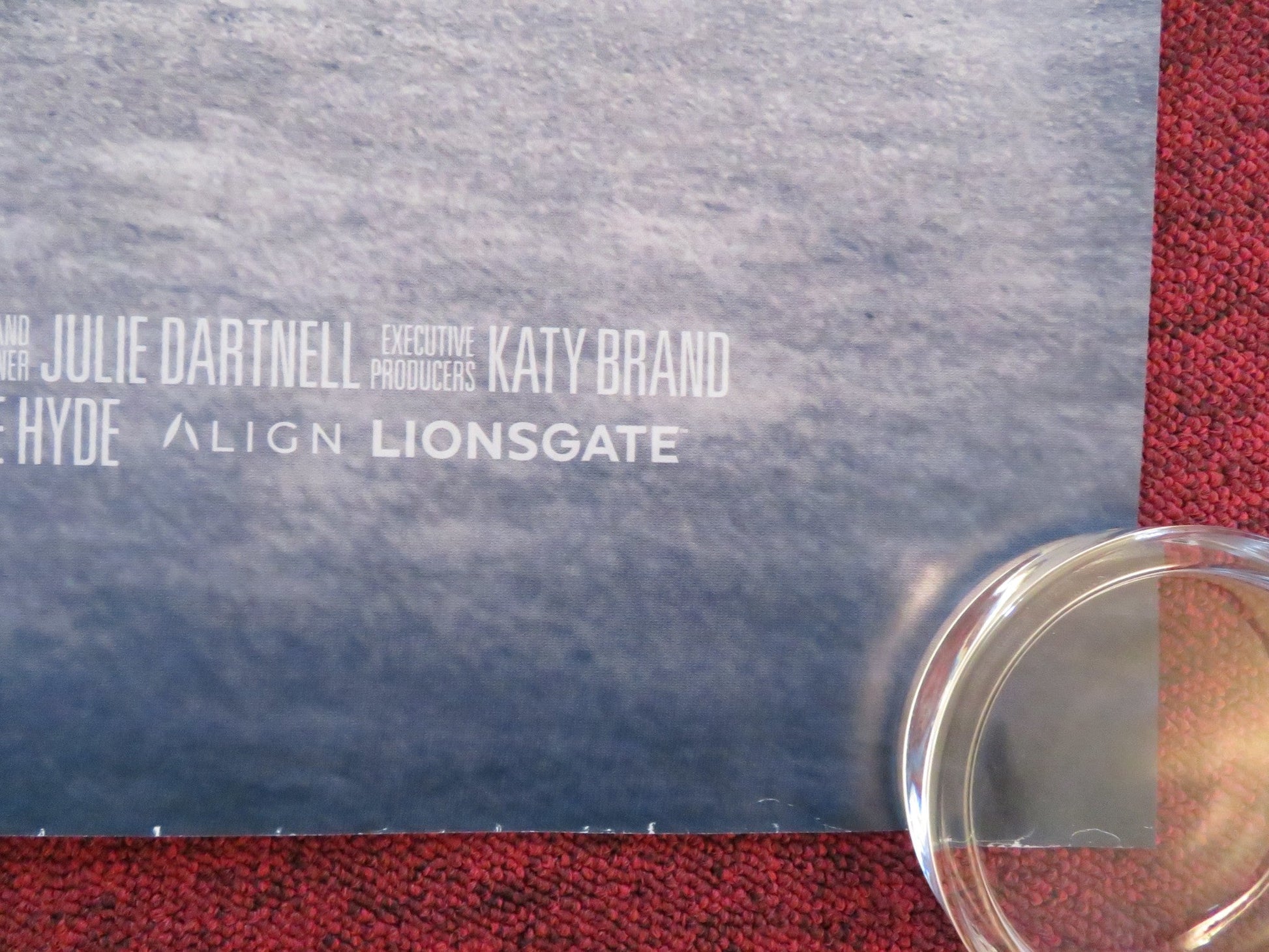 GOOD LUCK TO YOU, LEO GRANDE UK QUAD ROLLED POSTER EMMA THOMPSON 2022 Rendezvous Cinema Movie posters