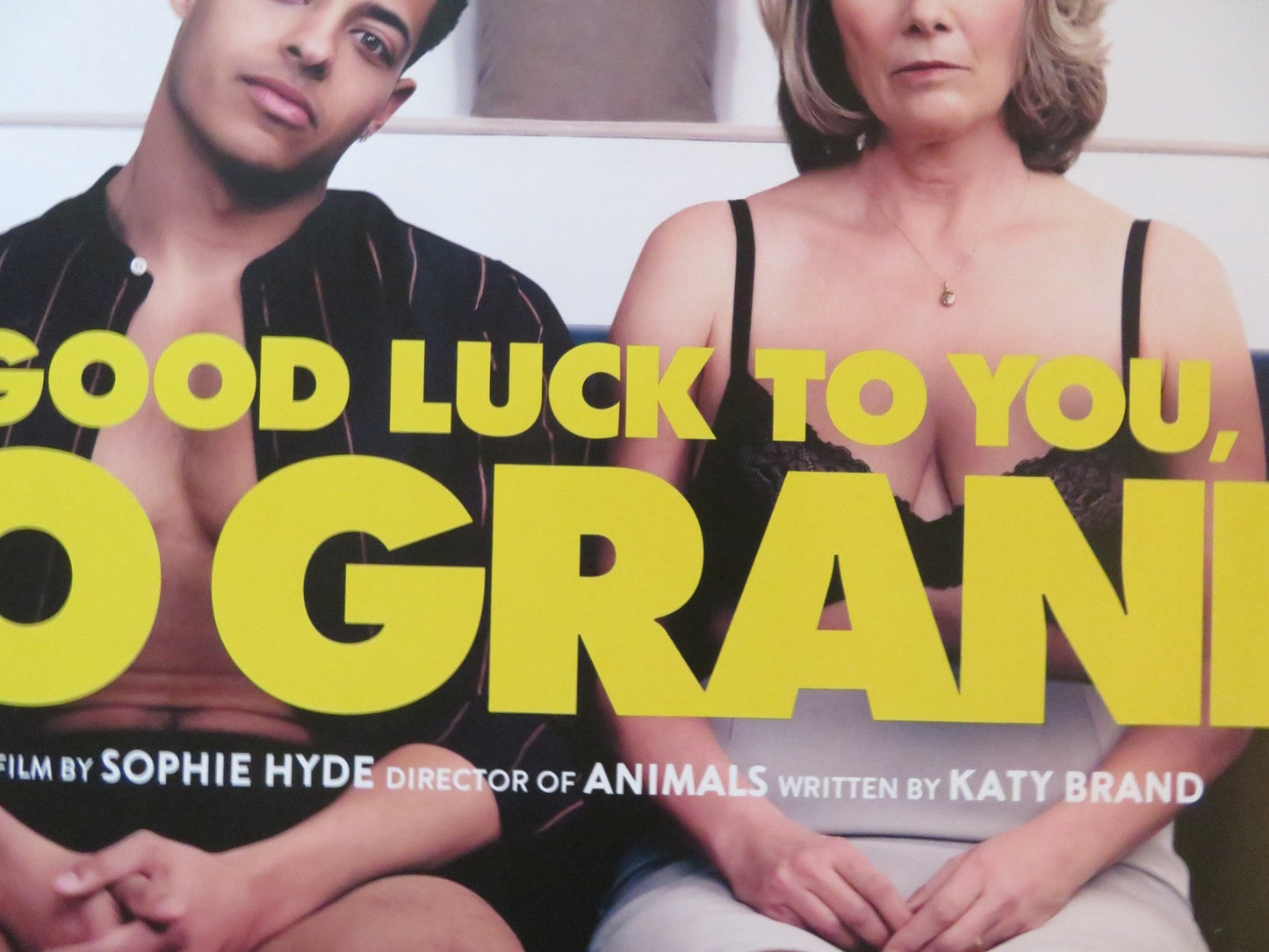 GOOD LUCK TO YOU, LEO GRANDE UK QUAD ROLLED POSTER EMMA THOMPSON 2022 Rendezvous Cinema Movie posters
