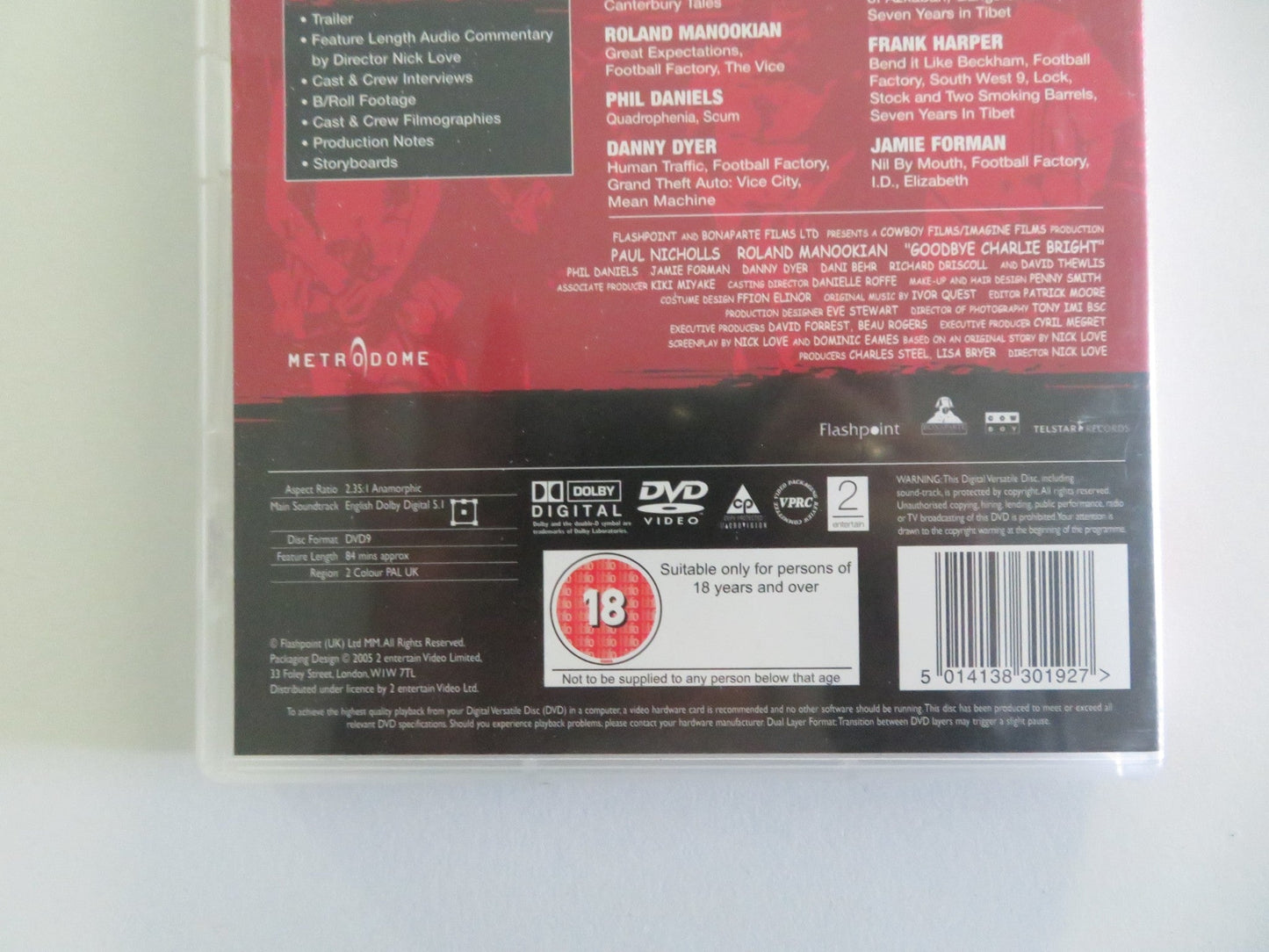 GOODBYE CHARLIE BRIGHT (DVD) PHIL DANIELS DANNY DYER 2001 REGION 2 Movie posters