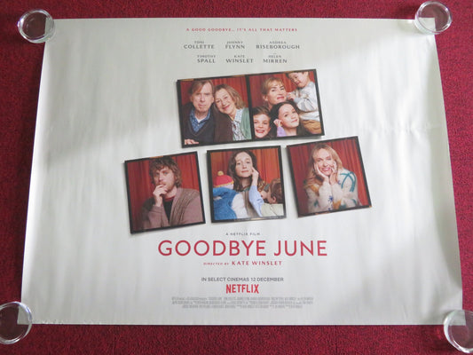 GOODBYE JUNE UK QUAD ROLLED POSTER HELEN MIRREN TIMOTHY SPALL 2025 Movie posters