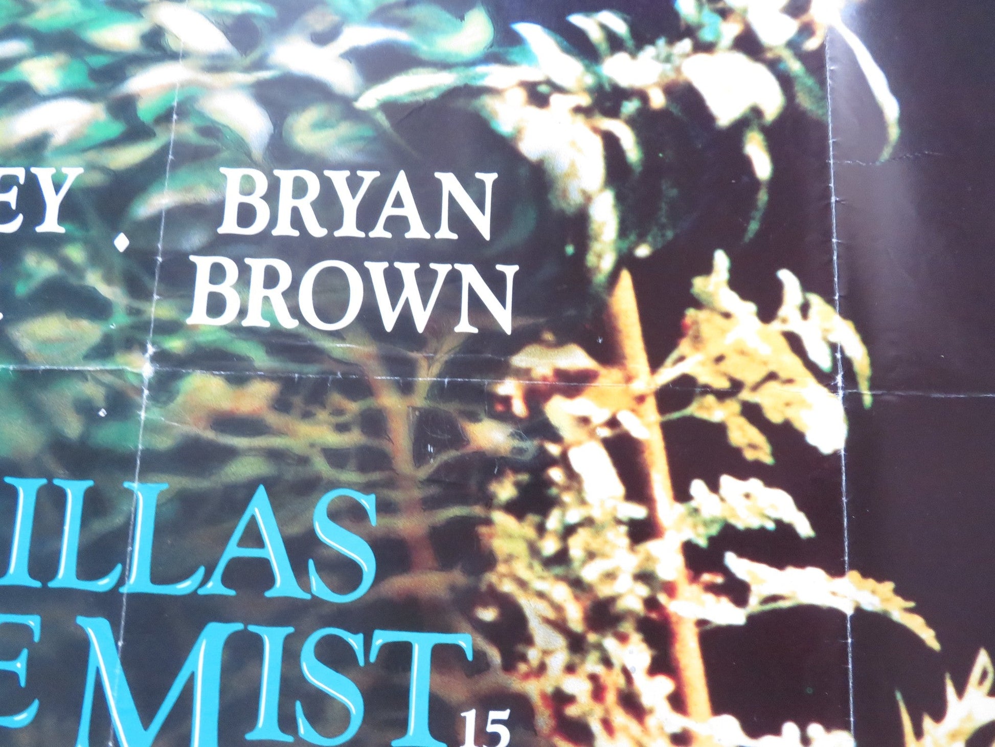 GORILLAS IN THE MIST UK QUAD ROLLED POSTER SIGOURNEY WEAVER BRYAN BROWN 1988 Rendezvous Cinema Movie posters