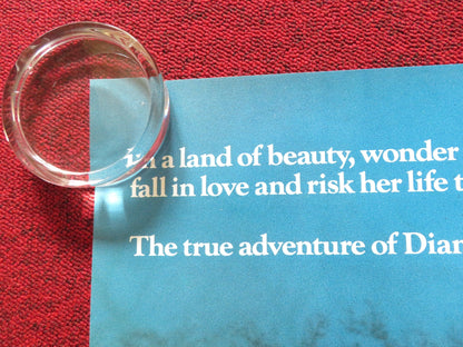 GORILLAS IN THE MIST UK QUAD ROLLED POSTER SIGOURNEY WEAVER BRYAN BROWN 1988 Rendezvous Cinema Movie posters