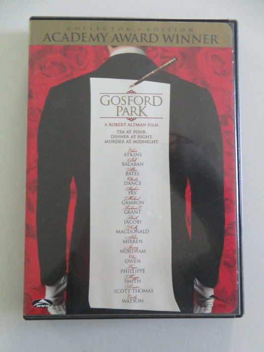 Gosford Park (DVD) Maggie Smith Michael Gambon 2001 Region 1 Movie posters