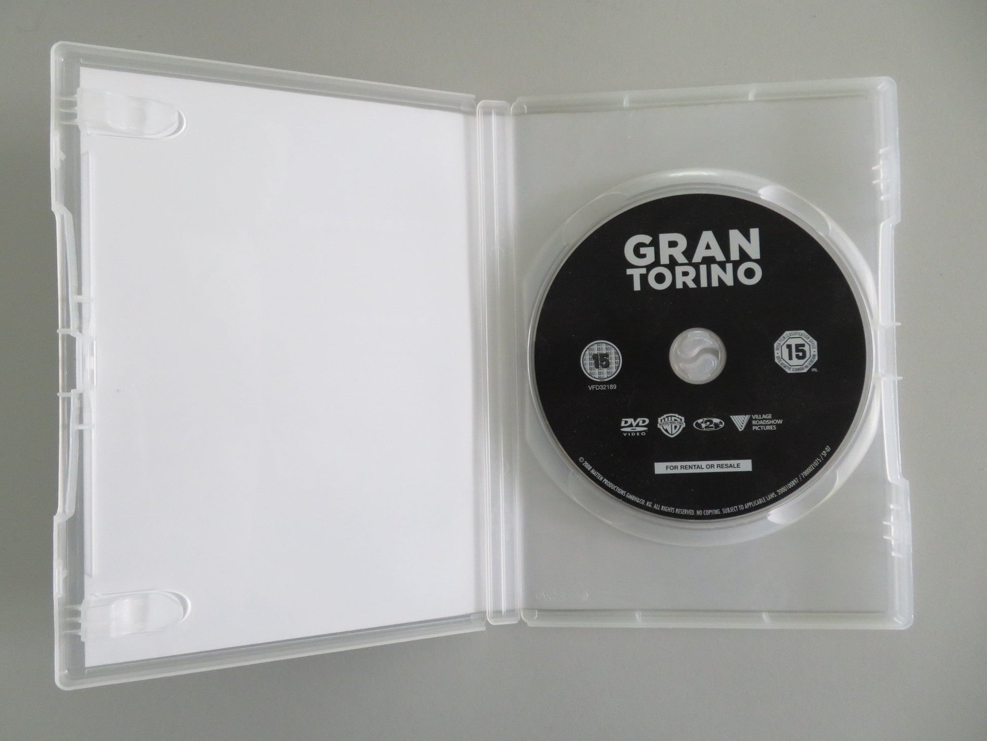 GRAN TORINO (DVD) CLINT EASTWOOD CHRISTOPHER CARLEY 2008 REGION 2 Movie posters