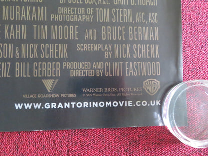 GRAN TORINO UK QUAD ROLLED POSTER CLINT EASTWOOD SCOTT EASTWOOD 2008 Movie posters