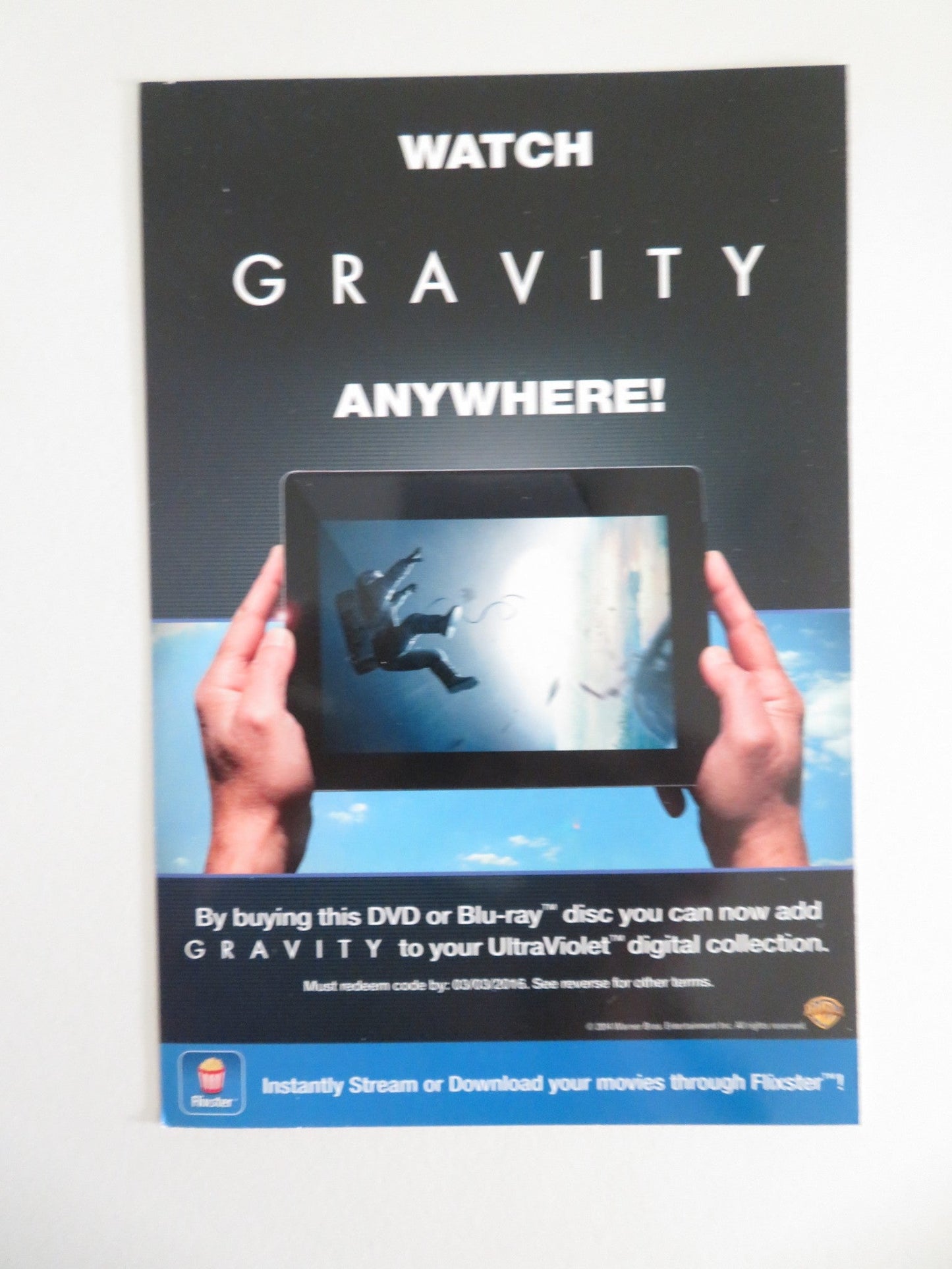 GRAVITY (DVD) SANDRA BULLOCK GEORGE CLOONEY 2013 REGION 2 Movie posters