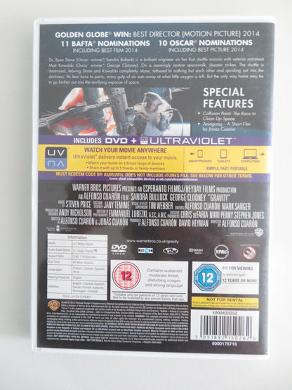 GRAVITY (DVD) SANDRA BULLOCK GEORGE CLOONEY 2013 REGION 2 Movie posters