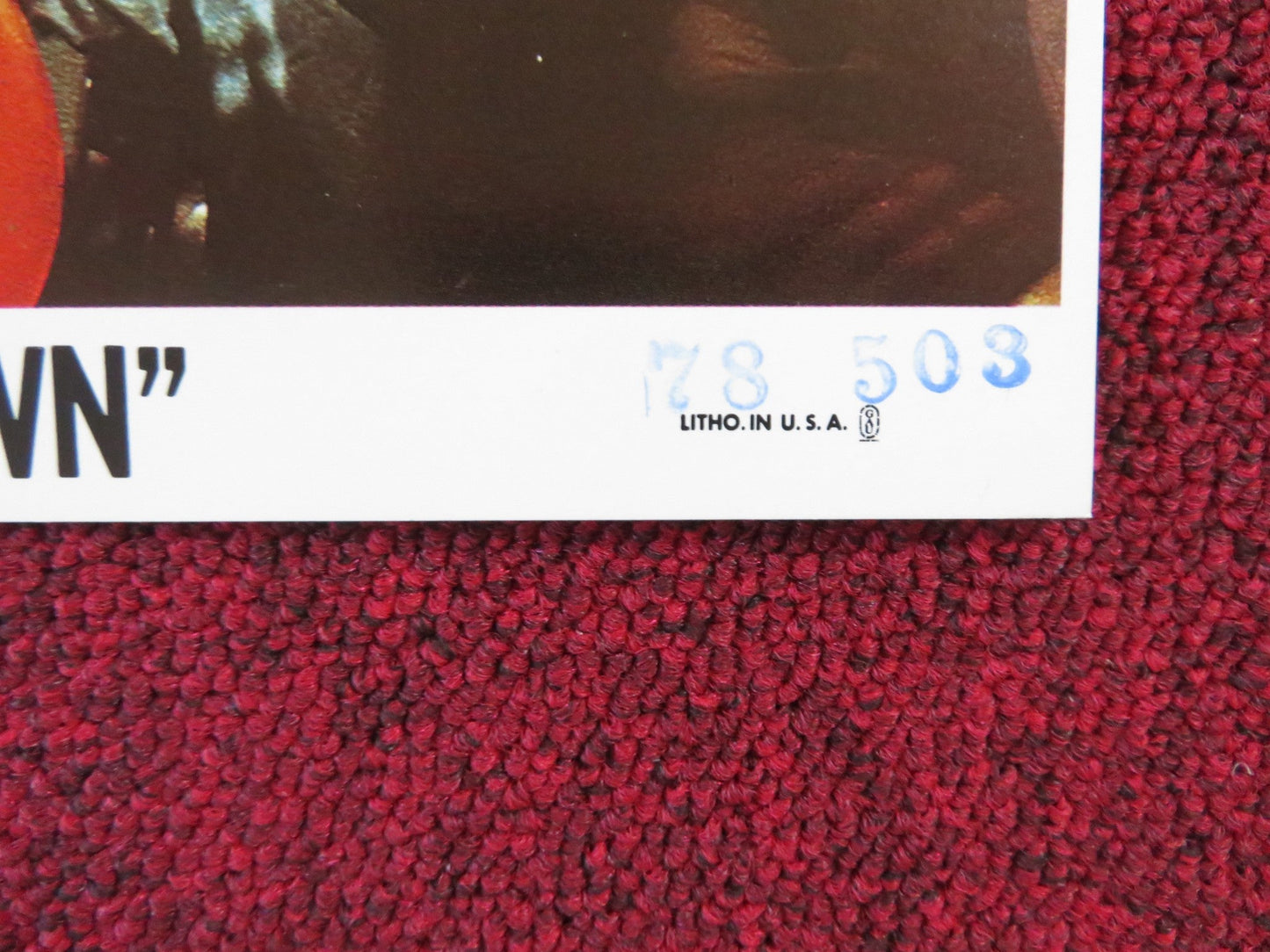 GRAY LADY DOWN - 1 LOBBY CARD CHARLTON HESTON DAVID CARRADINE 1978 Rendezvous Cinema Movie posters