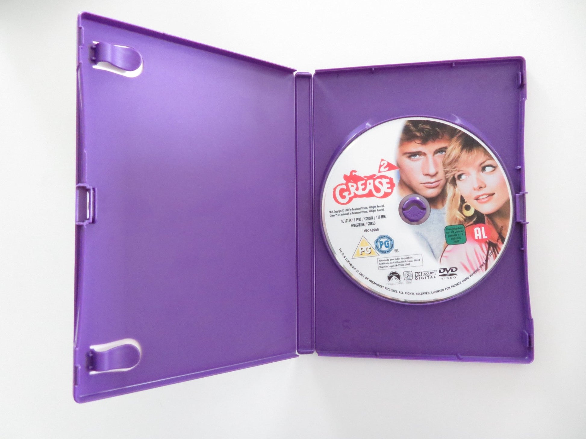 GREASE 2 (DVD) MAXWELL CAULFIELD MICHELLE PFEIFFER 1982 REGION 2 Movie posters