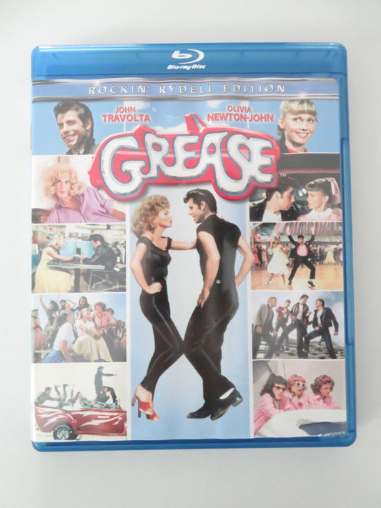 Grease (BLU-RAY) John Travolta Olivia Newton-John Stockard Channing 1978 Movie posters