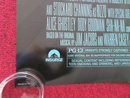 GREASE: SING - A - LONG US ONE SHEET ROLLED POSTER TRAVOLTA OLIVIA NEWTON - JOHN 2010 Movie posters