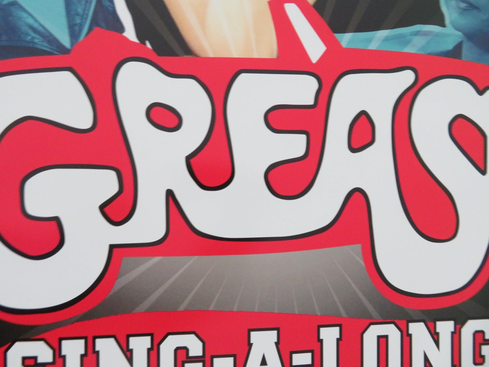 GREASE: SING - A - LONG US ONE SHEET ROLLED POSTER TRAVOLTA OLIVIA NEWTON - JOHN 2010 Movie posters