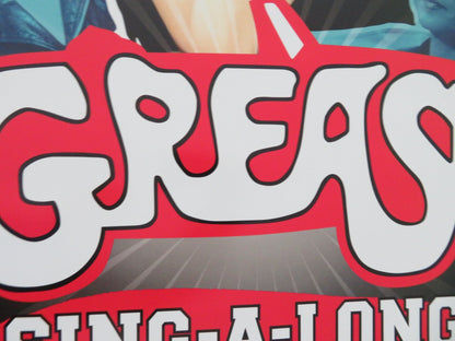 GREASE: SING - A - LONG US ONE SHEET ROLLED POSTER TRAVOLTA OLIVIA NEWTON - JOHN 2010 Movie posters