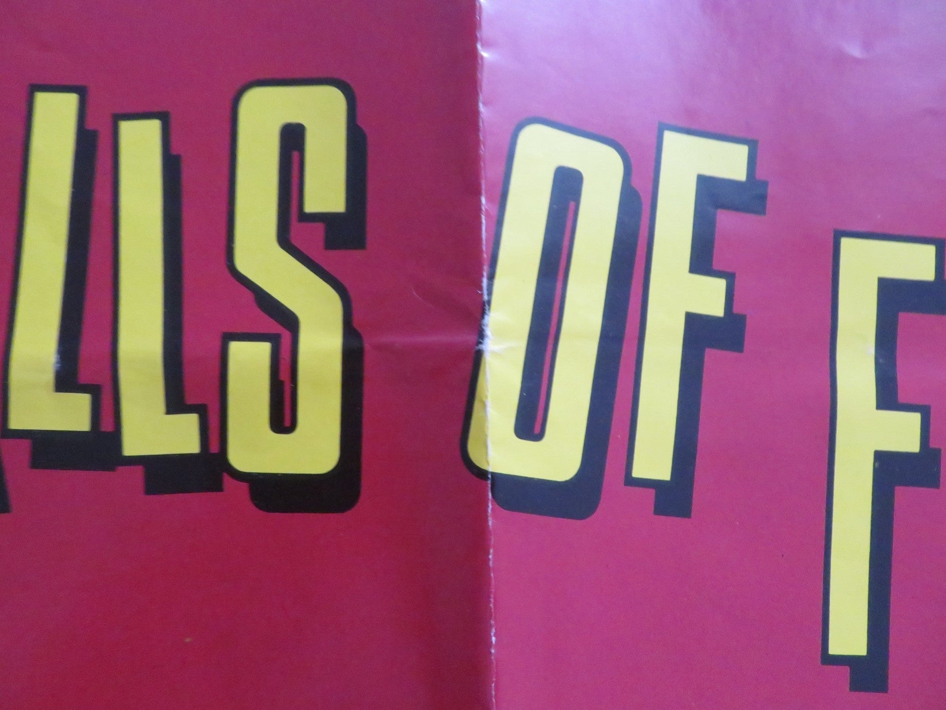 GREAT BALLS OF FIRE! UK QUAD ROLLED POSTER DENNIS QUAID WINONA RYDER 1989 Rendezvous Cinema Movie posters