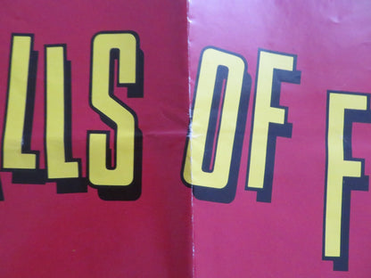 GREAT BALLS OF FIRE! UK QUAD ROLLED POSTER DENNIS QUAID WINONA RYDER 1989 Rendezvous Cinema Movie posters