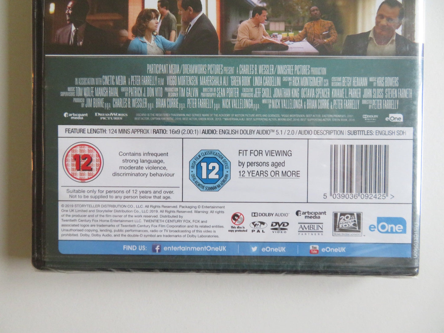 GREEN BOOK (DVD) VIGGO MORTENSEN MAHERSHALA ALI 2018 REGION 2 Movie posters
