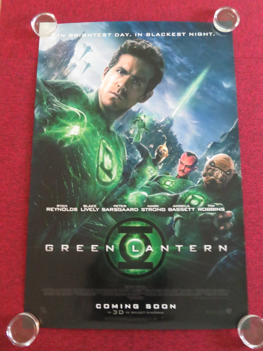GREEN LANTERN - B US ONE SHEET ROLLED POSTER DC RYAN REYNOLDS BLAKE LIVELY 2011 Movie posters