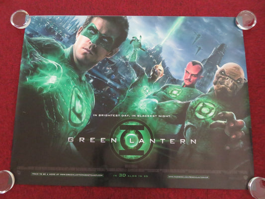 GREEN LANTERN UK QUAD ROLLED POSTER DC RYAN REYNOLDS BLAKE LIVELY 2011 - Rendezvous Cinema