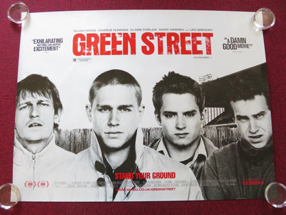 GREEN STREET UK QUAD ROLLED POSTER ELIJAH WOOD CHARLIE HUNNAM 2005 Rendezvous Cinema Movie posters