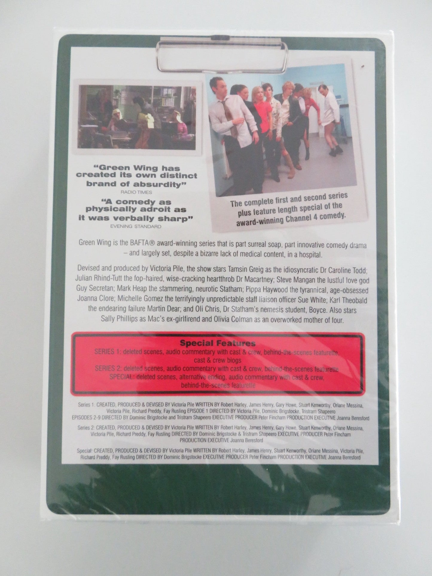 Green Wing Complete First and Second Series (DVD BoxSet) O. Colman 2004 Region 2 Movie posters