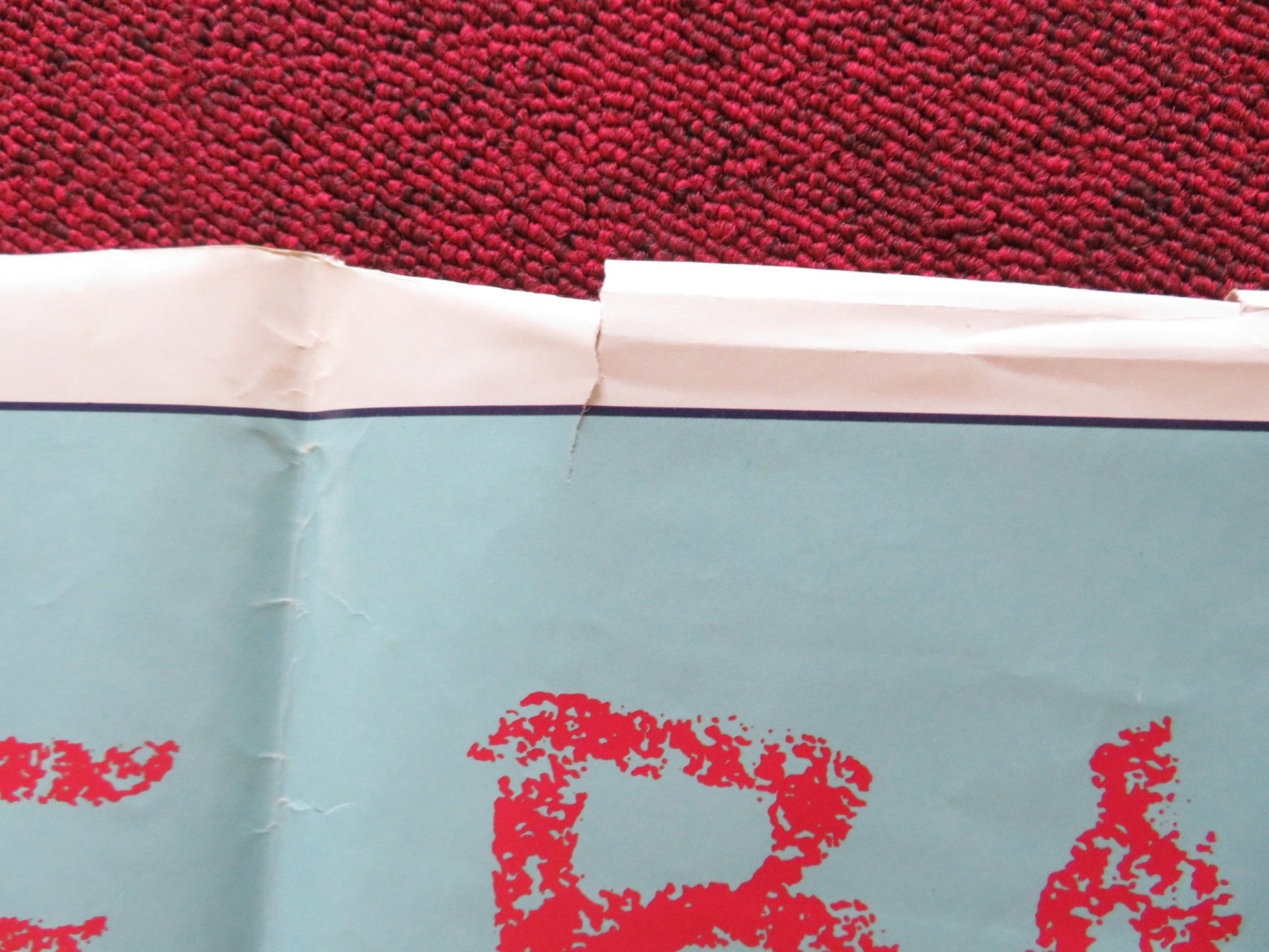 GREMLINS FOLDED US ONE SHEET POSTER ZACH GALLIGAN PHOEBE CATES C. FELDMAN R1985 Rendezvous Cinema Movie posters