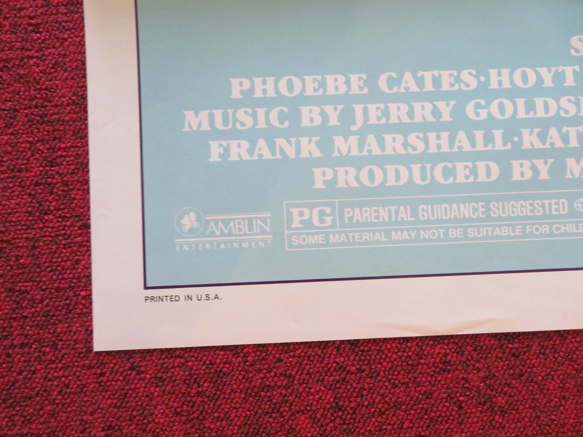 GREMLINS FOLDED US ONE SHEET POSTER ZACH GALLIGAN PHOEBE CATES C. FELDMAN R1985 Rendezvous Cinema Movie posters