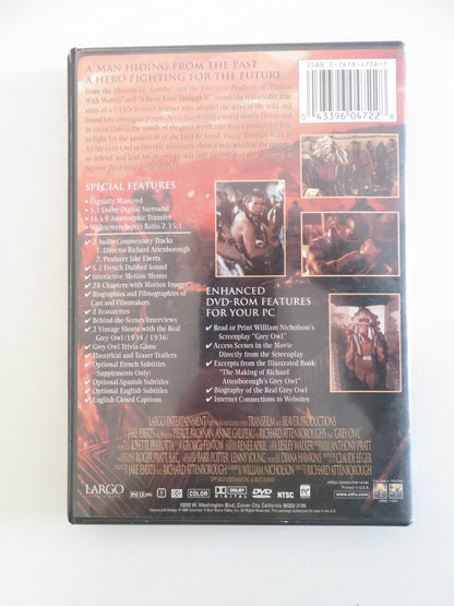 GREY OWL SPECIAL EDITION (DVD) PIERCE BROSNAN ANNIE GALIPEAU 1999 REGION 1 - Rendezvous Cinema