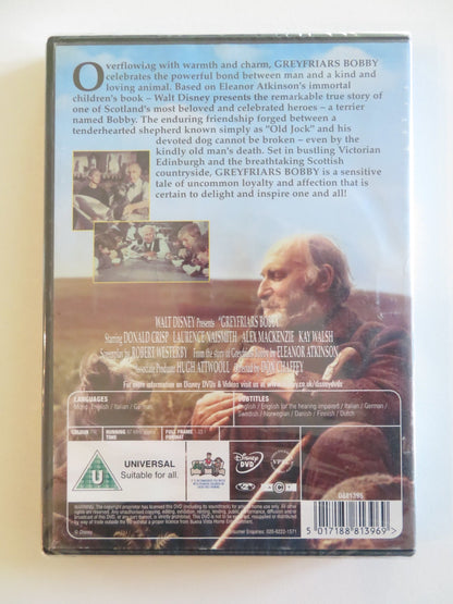 GREYFRIARS BOBBY: THE TRUE STORY OF A DOG (DVD) DISNEY D. CRISP 1961 REGION 2 Rendezvous Cinema Movie posters